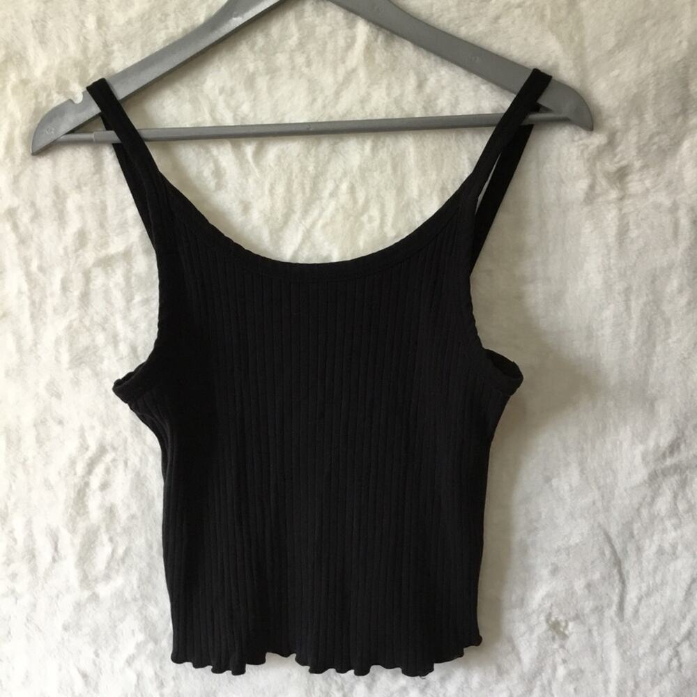 Old Navy Black Ribbed Tank Top